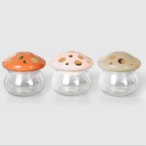 Target Mushroom Jars x3